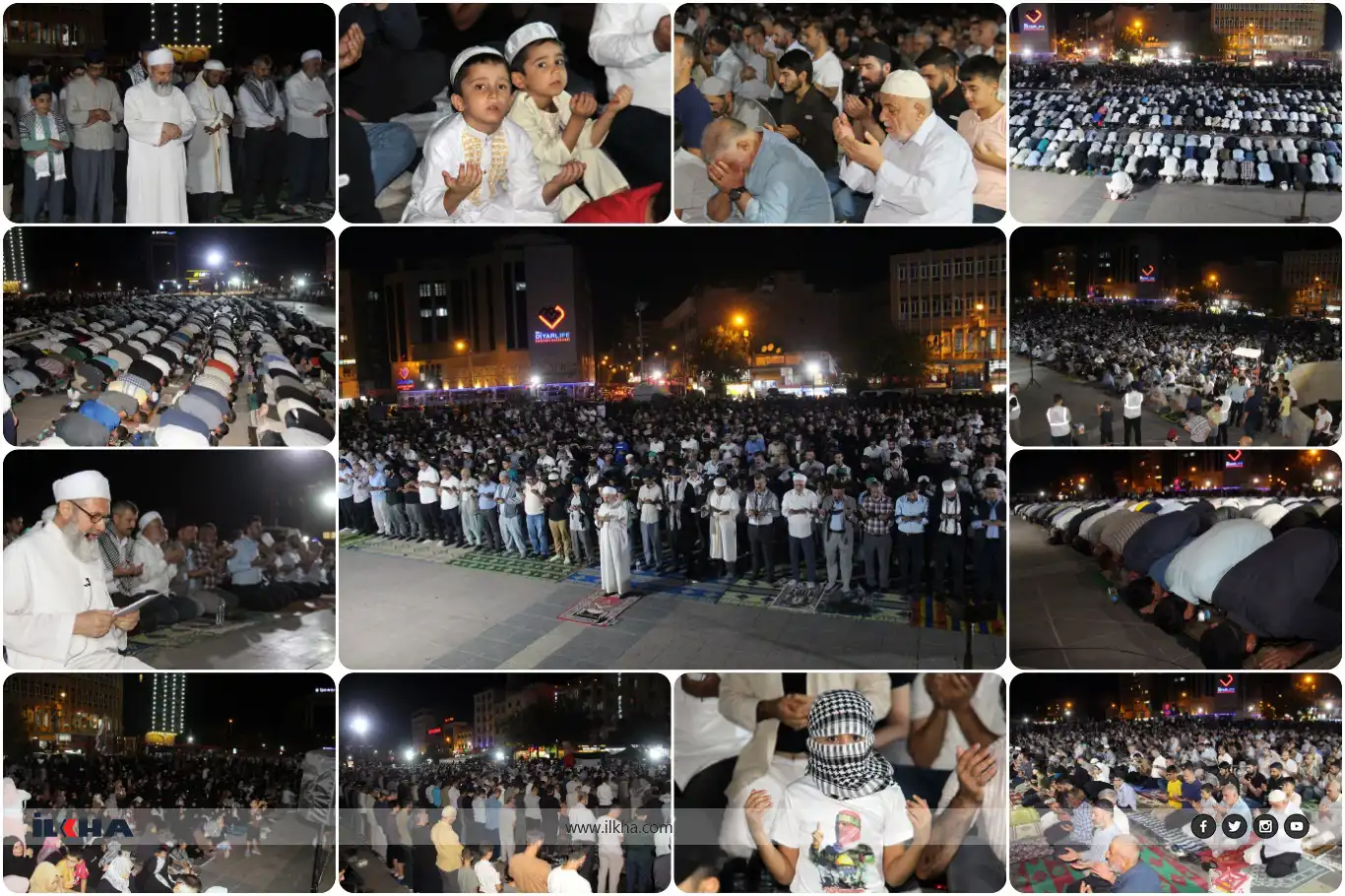 Thousands join night of prayer in Diyarbakır to support Gaza’s struggle