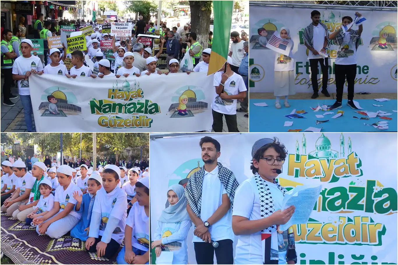 Malatya'da "Hayat Namazla Güzeldir" etkinliği coşkuyla gerçekleştirildi Malatya'da "Hayat Namazla Güzeldir" etkinliği coşkuyla gerçekleştirildi