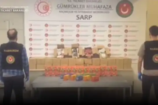 Li Derîyê Gumrika Sarpê û Stenbolê 601 kîlo tiryak hat bidestxistin
