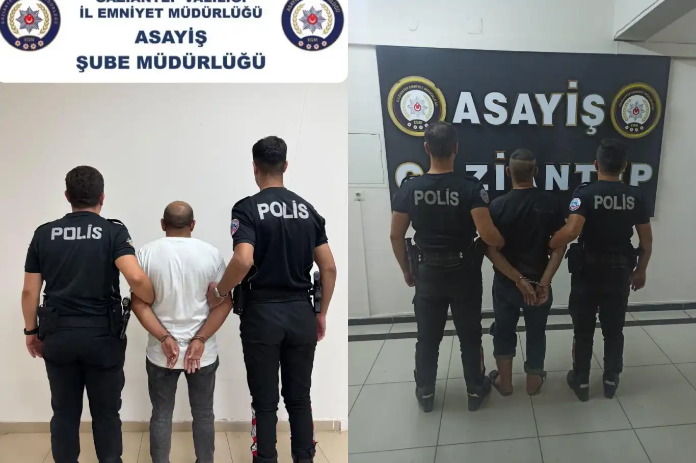 Gaziantep’te hapis cezası bulunan 2 şüpheli yakalandı