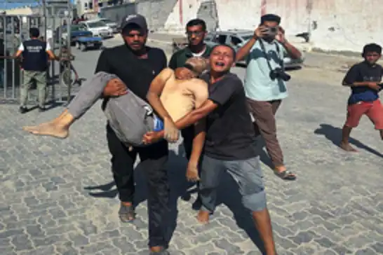 Gazze'de katliam: 45 şehit, onlarca yaralı