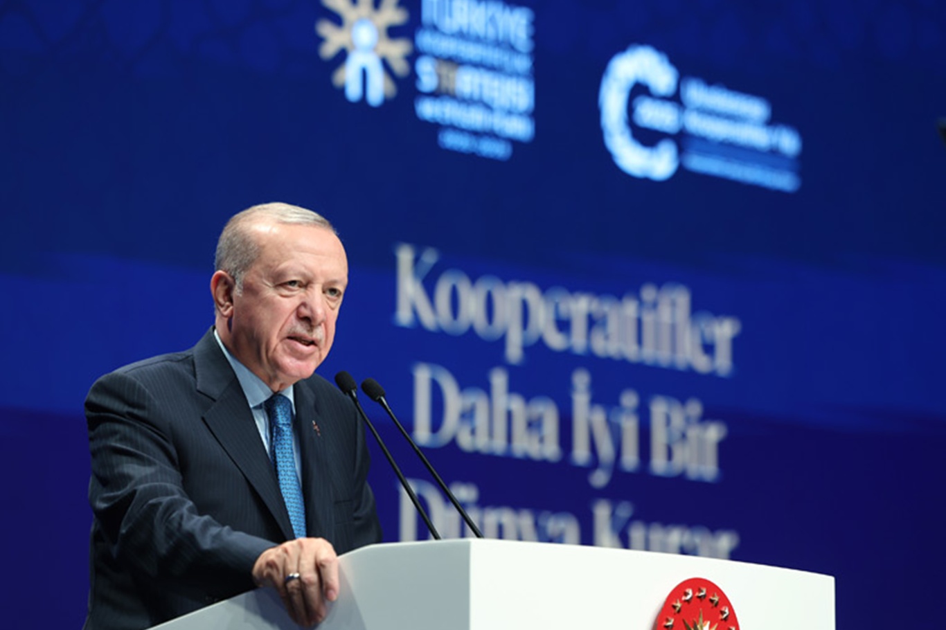 Cumhurbaşkanı Erdoğan: Kooperatifler, yerel kalkınmanın temel aktörüdür Cumhurbaşkanı Erdoğan: Kooperatifler, yerel kalkınmanın temel aktörüdür