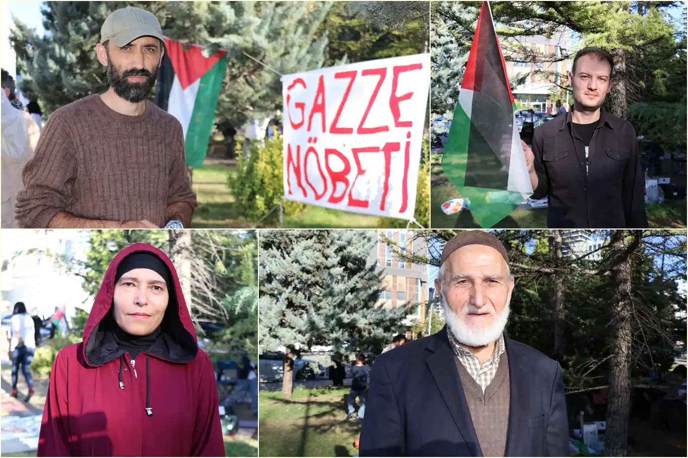 Gazze nöbeti, ABD Büyükelçiliği önünde 31. gününde de devam ediyor Gazze nöbeti, ABD Büyükelçiliği önünde 31. gününde de devam ediyor