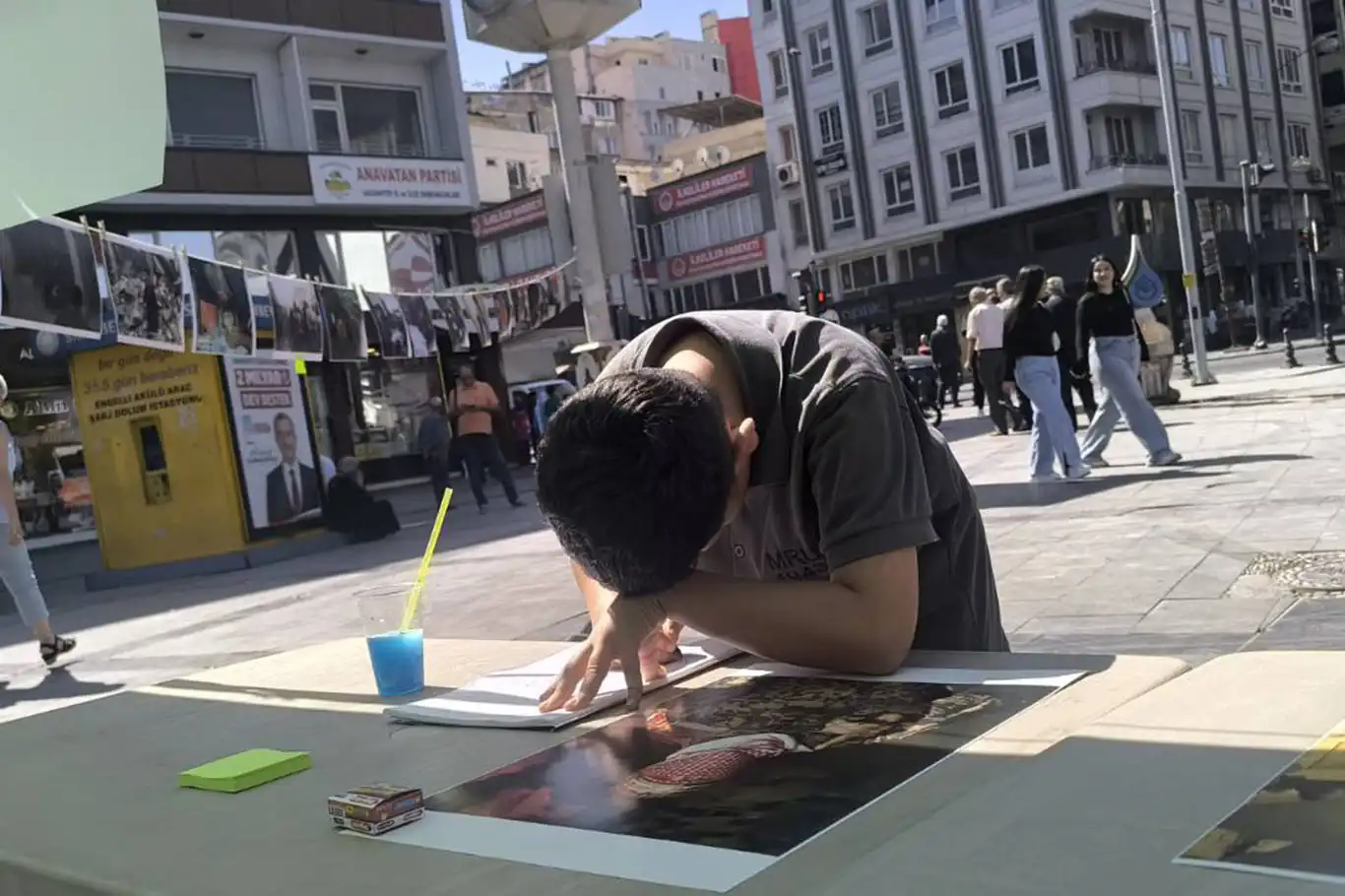 Gaziantep'te Küresel Sumud Filosu'na destek standı açıldı