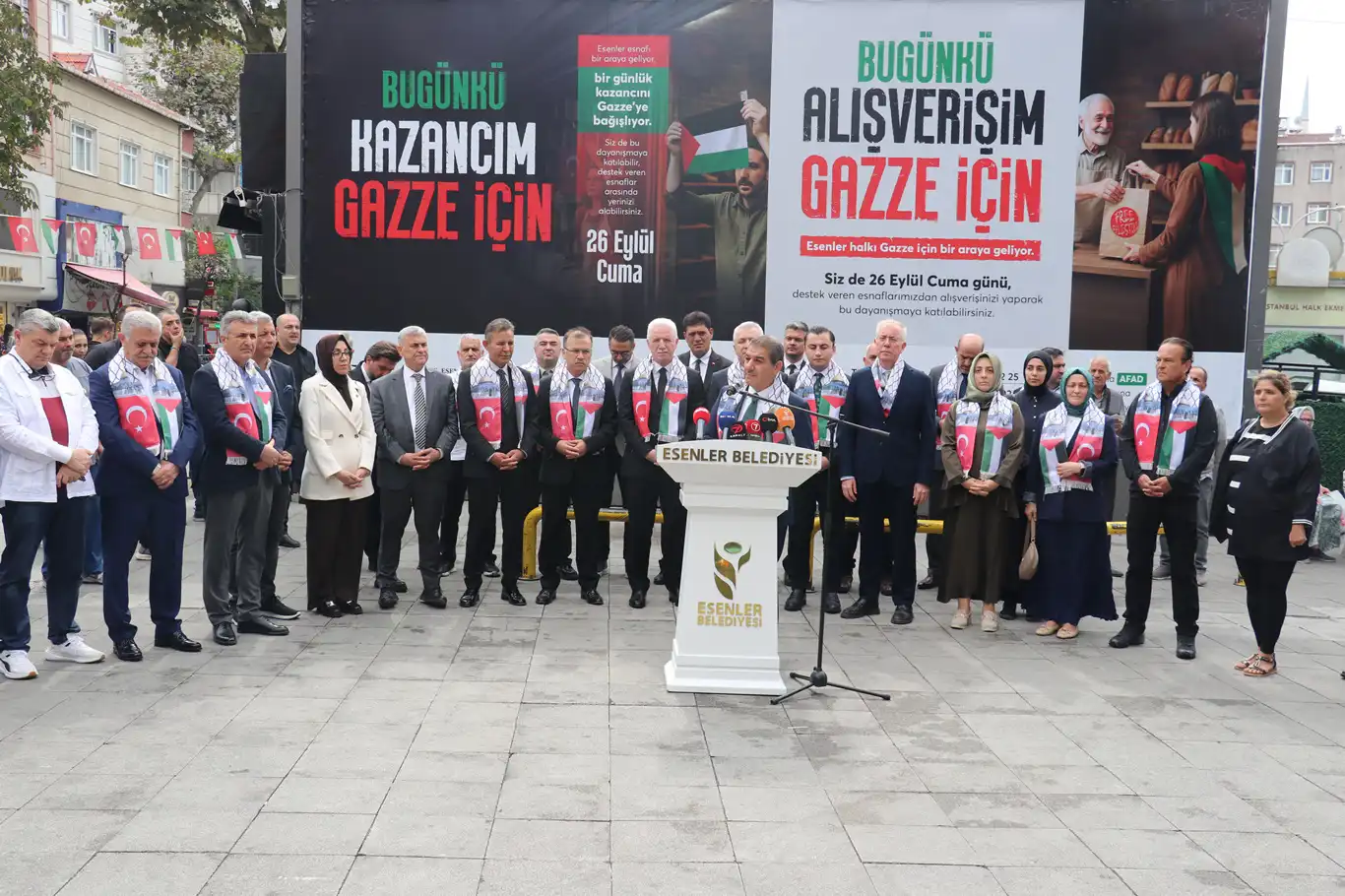 15 bin esnaftan ortak karar: Bir günlük kazancım Gazze'ye