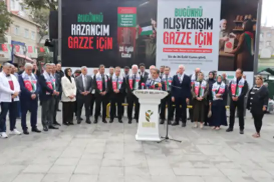 15 bin esnaftan ortak karar: Bir günlük kazancım Gazze'ye