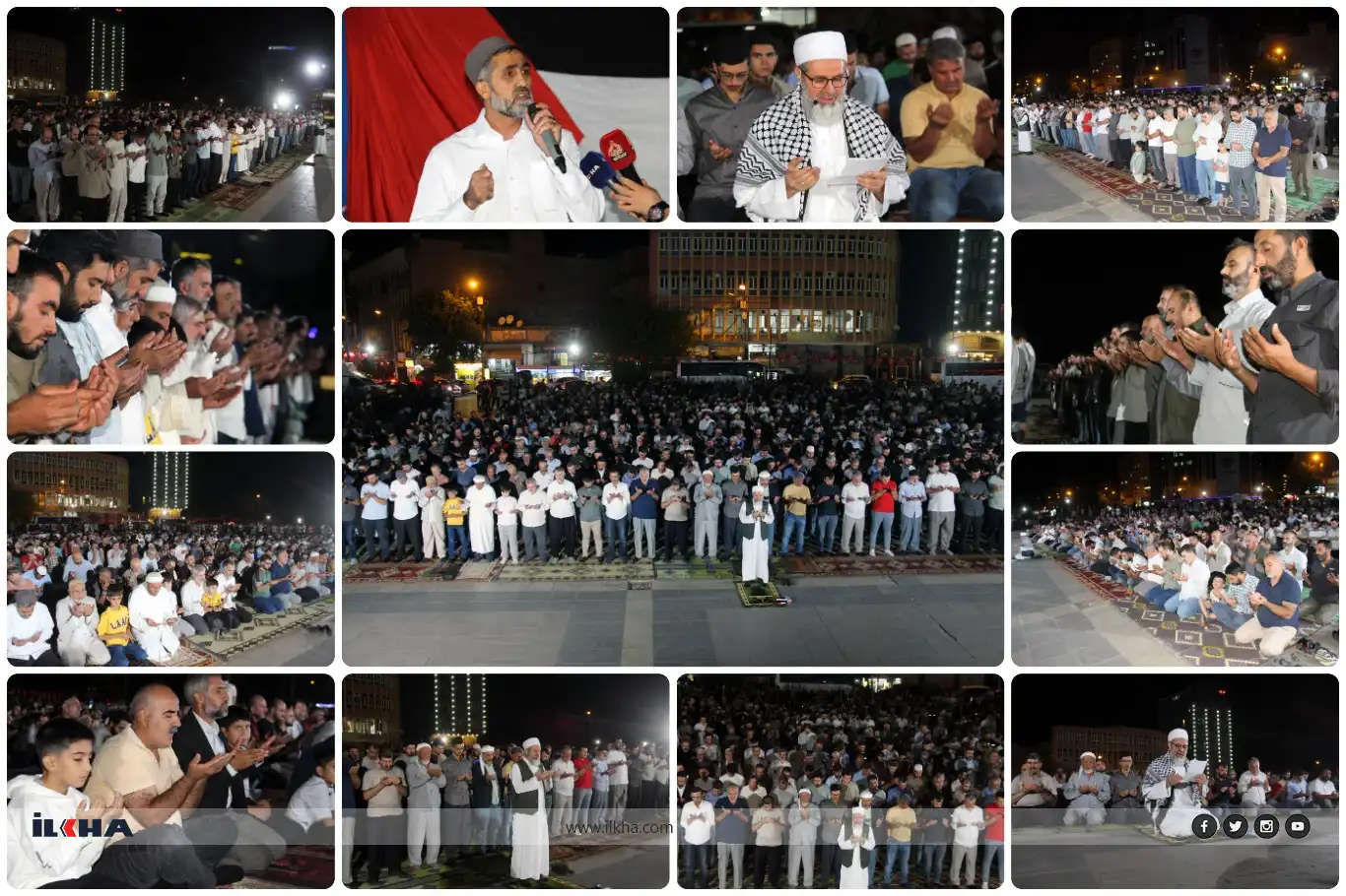 Thousands unite in Diyarbakır for Gaza solidarity prayers