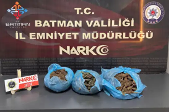 Batman'da durdurulan araçta uyuşturucu madde ele geçirildi