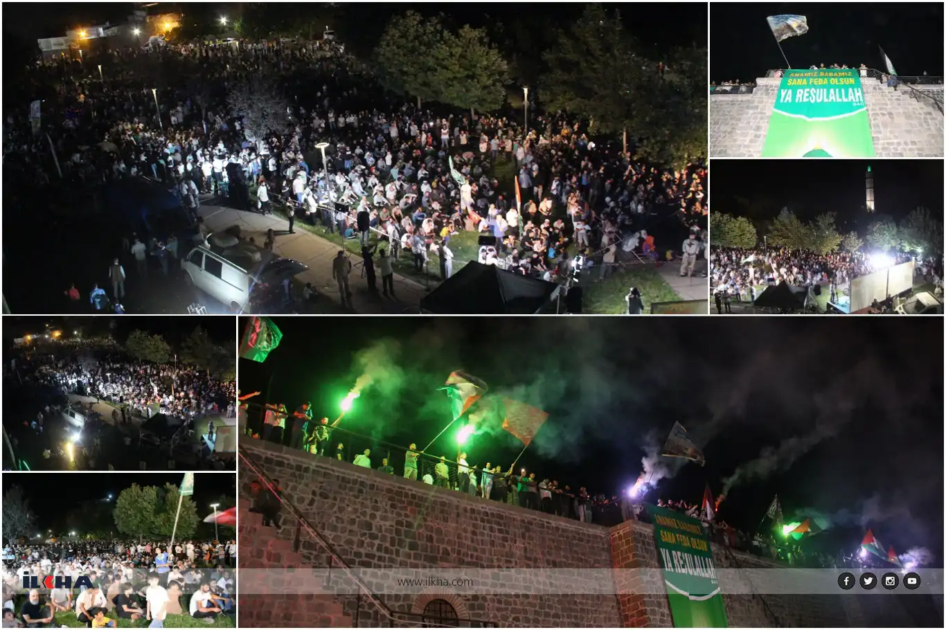 Thousands gather in Diyarbakır to celebrate Prophet Muhammad’s 1454th birth anniversary Thousands gather in Diyarbakır to celebrate Prophet Muhammad’s 1454th birth anniversary