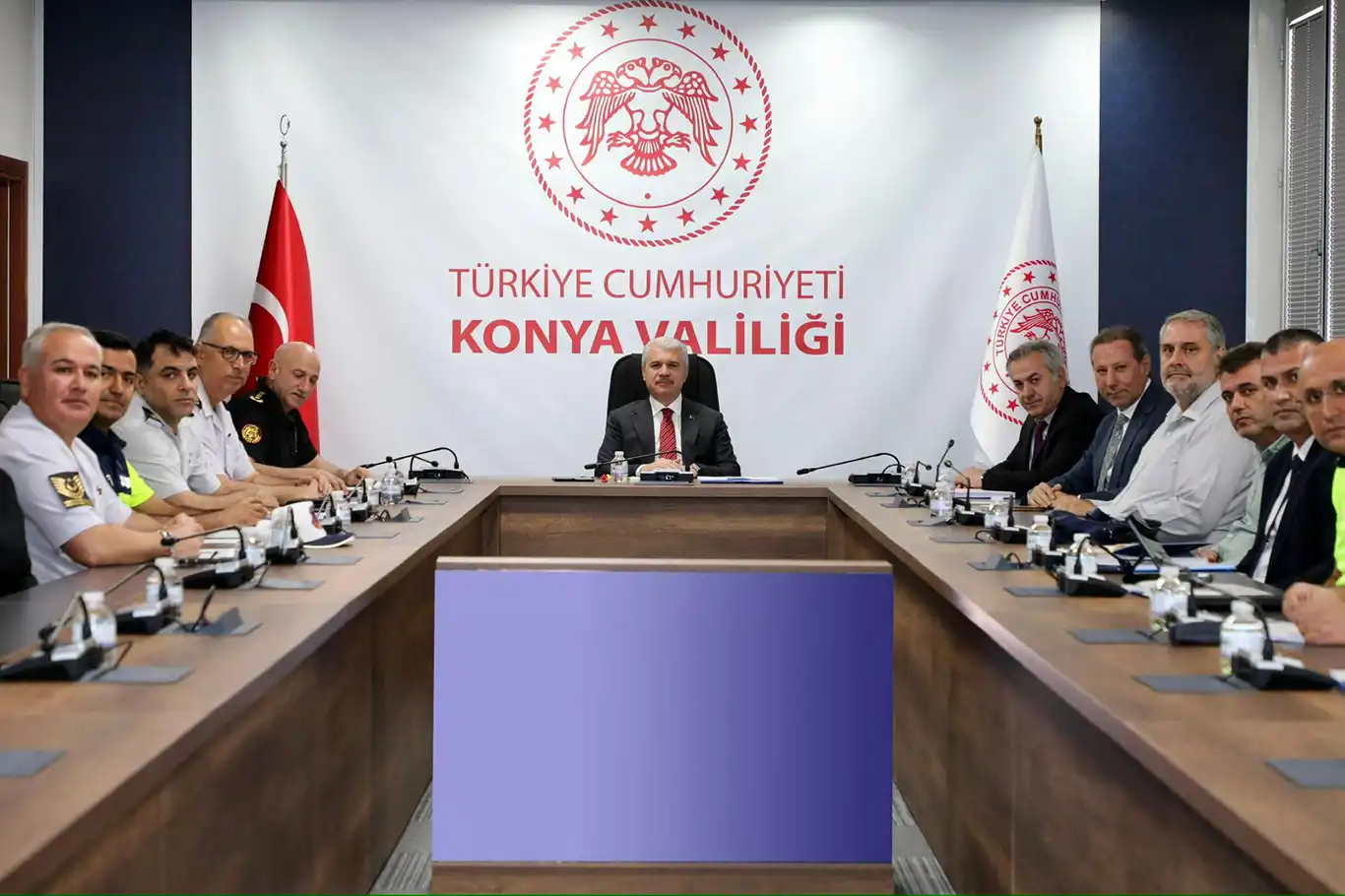 Konya'da okul güvenliği koordinasyon toplantısı yapıldı Konya'da okul güvenliği koordinasyon toplantısı yapıldı