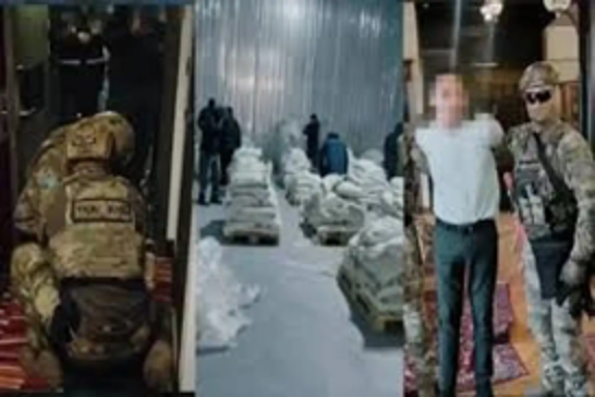 Kazakh security forces seize record 13 tons of cocaine in Almaty
