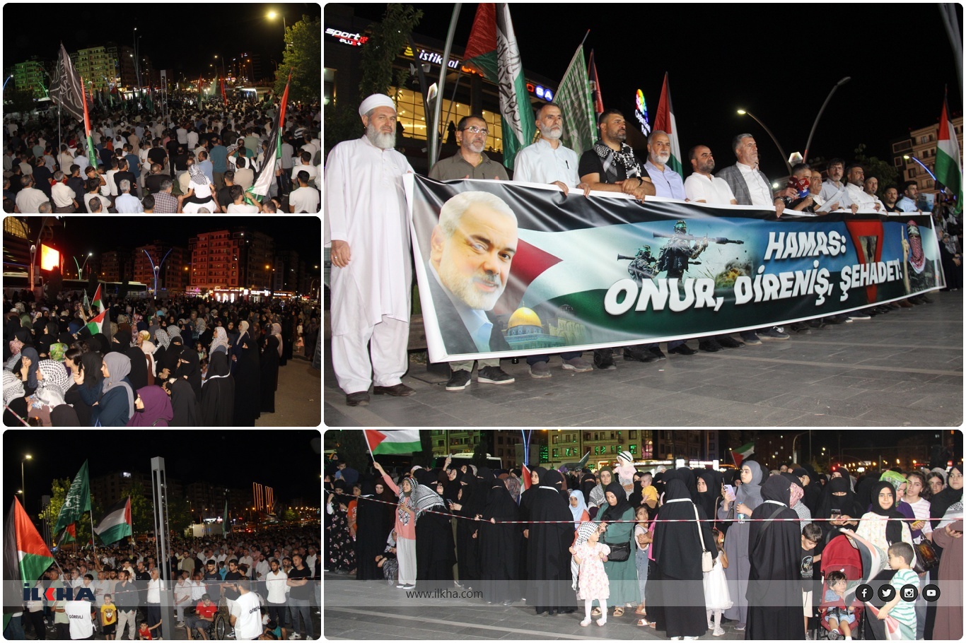 Thousands in Diyarbakır demand an end to Israel’s blockade of Gaza Thousands in Diyarbakır demand an end to Israel’s blockade of Gaza