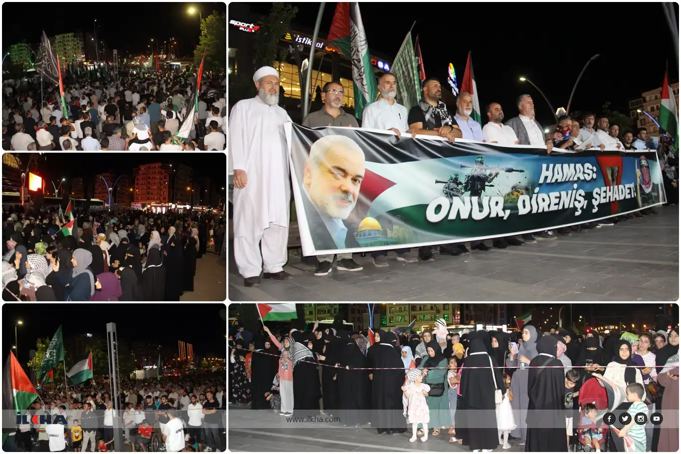 Thousands in Diyarbakır demand an end to Israel’s blockade of Gaza
