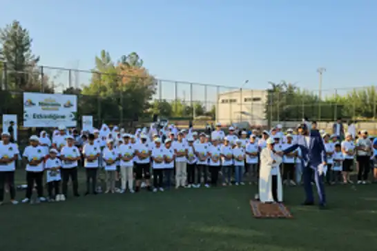 Çocukların namaz etkinliği büyük ilgi gördü