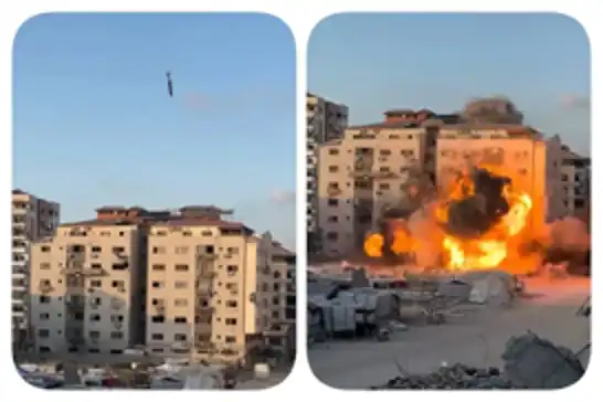 يوم الدمار الأكبر في غزة..تدمير أكثر من 50 مبنى بالكامل