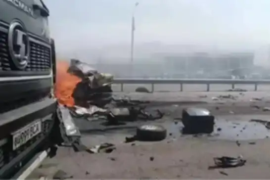 رووداوێکی هاتوچۆی زەنجیرەیی لە ئۆزباکستان: ٧ کوژراو و ٩ بریندار