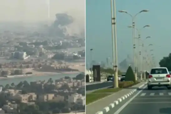 İşgalci siyonistler, Katar'da HAMAS liderlerinin bulunduğunu binayı bombaladı