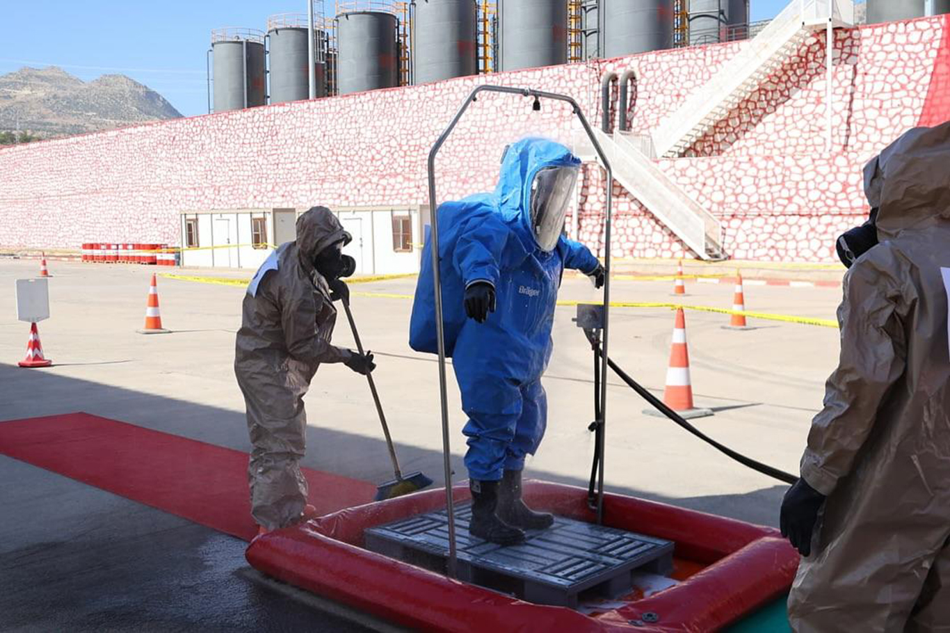 Şırnak'ta 14 ilden 745 kişinin katılımıyla 7,0  büyüklüğünde deprem tatbikatı yapıldı