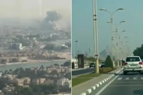 صهیونیست‌های اشغالگر ساختمان محل حضور رهبران حماس در قطر را بمباران کردند
