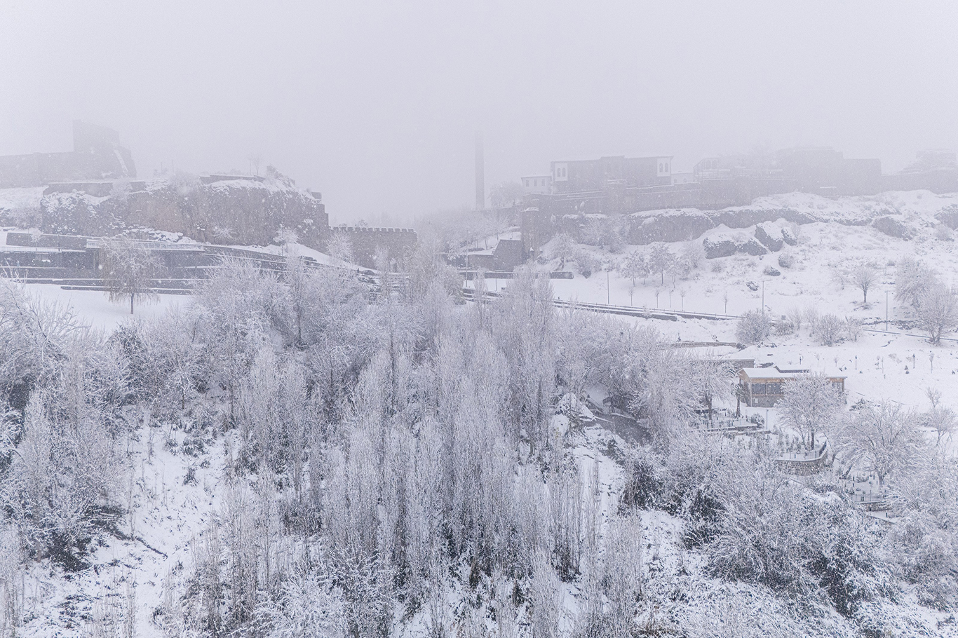 Meteorolojiden Diyarbakır için kuvvetli kar yağışı uyarısı
