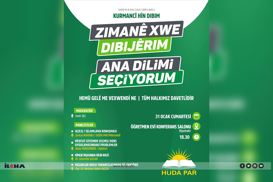 HUDA PAR wê li Dîyarbekirê panelek bi navê "Ez Zimanê Dayikê Hildibijêrim " li dar bixe