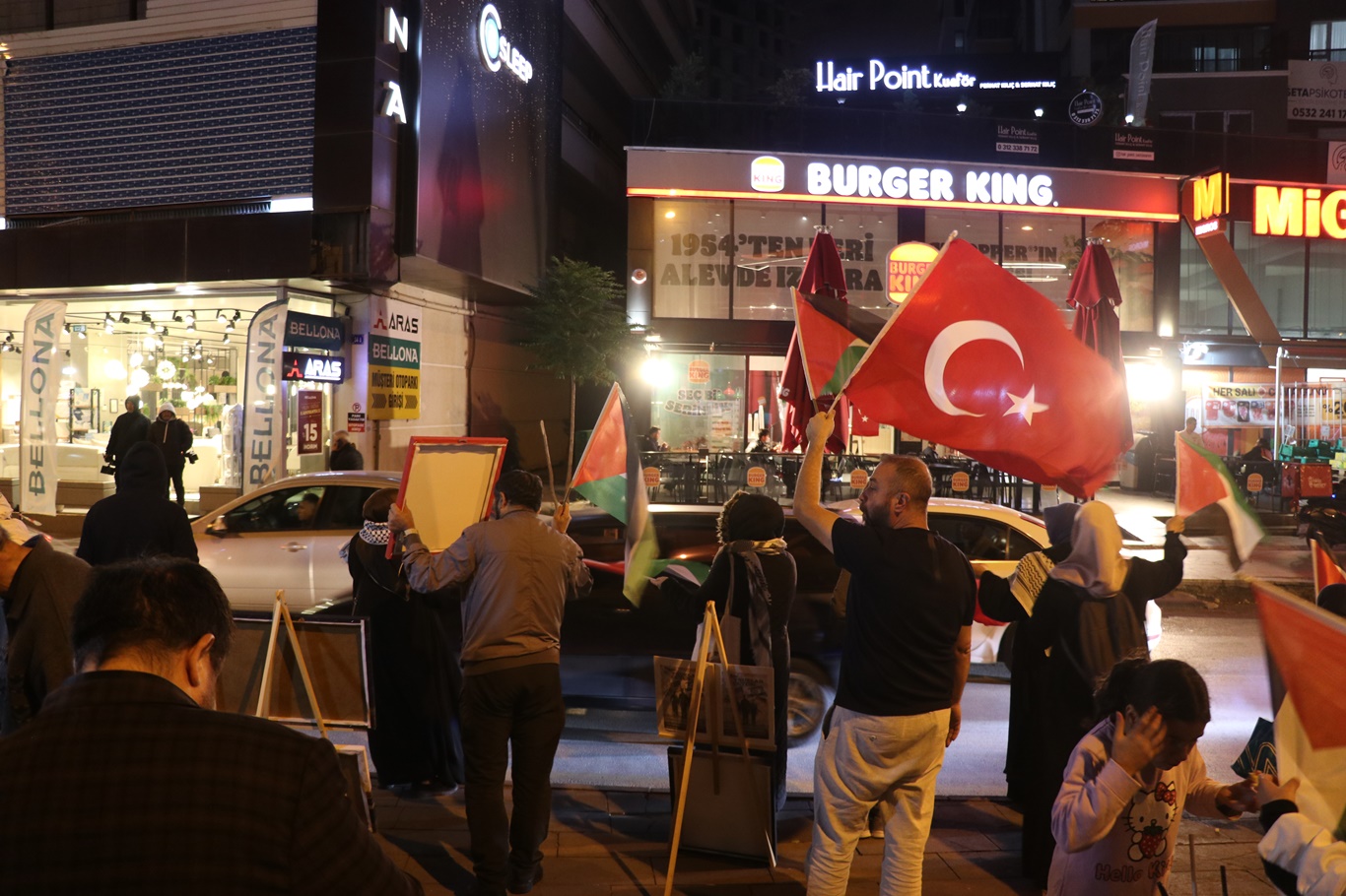 'Boykot Karavanı' ile Filistin için başlatılan boykot nöbeti 11. gününde devam ediyor