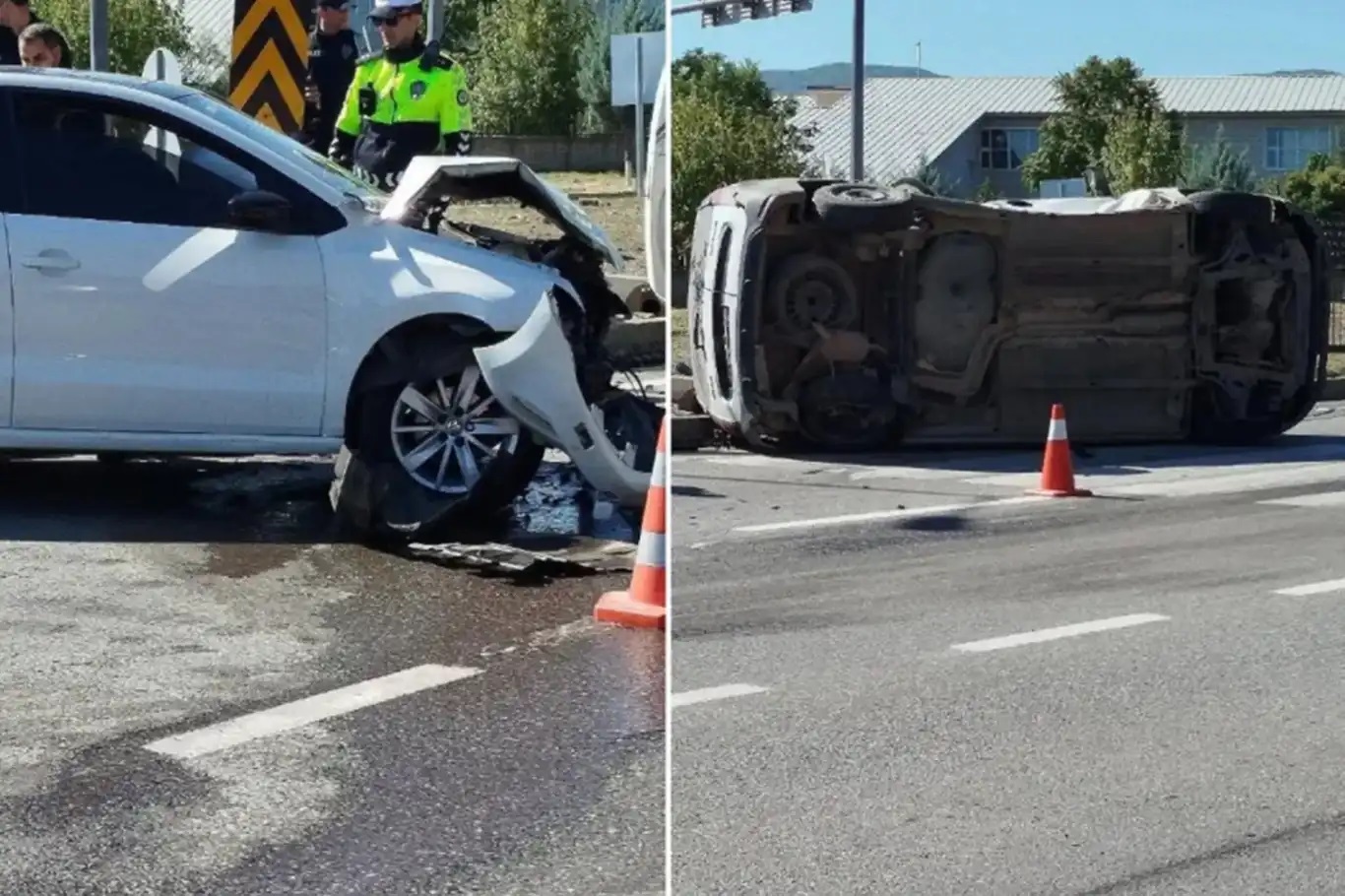 Li Çewlikê qezaya trafîkê: 3 birîndar