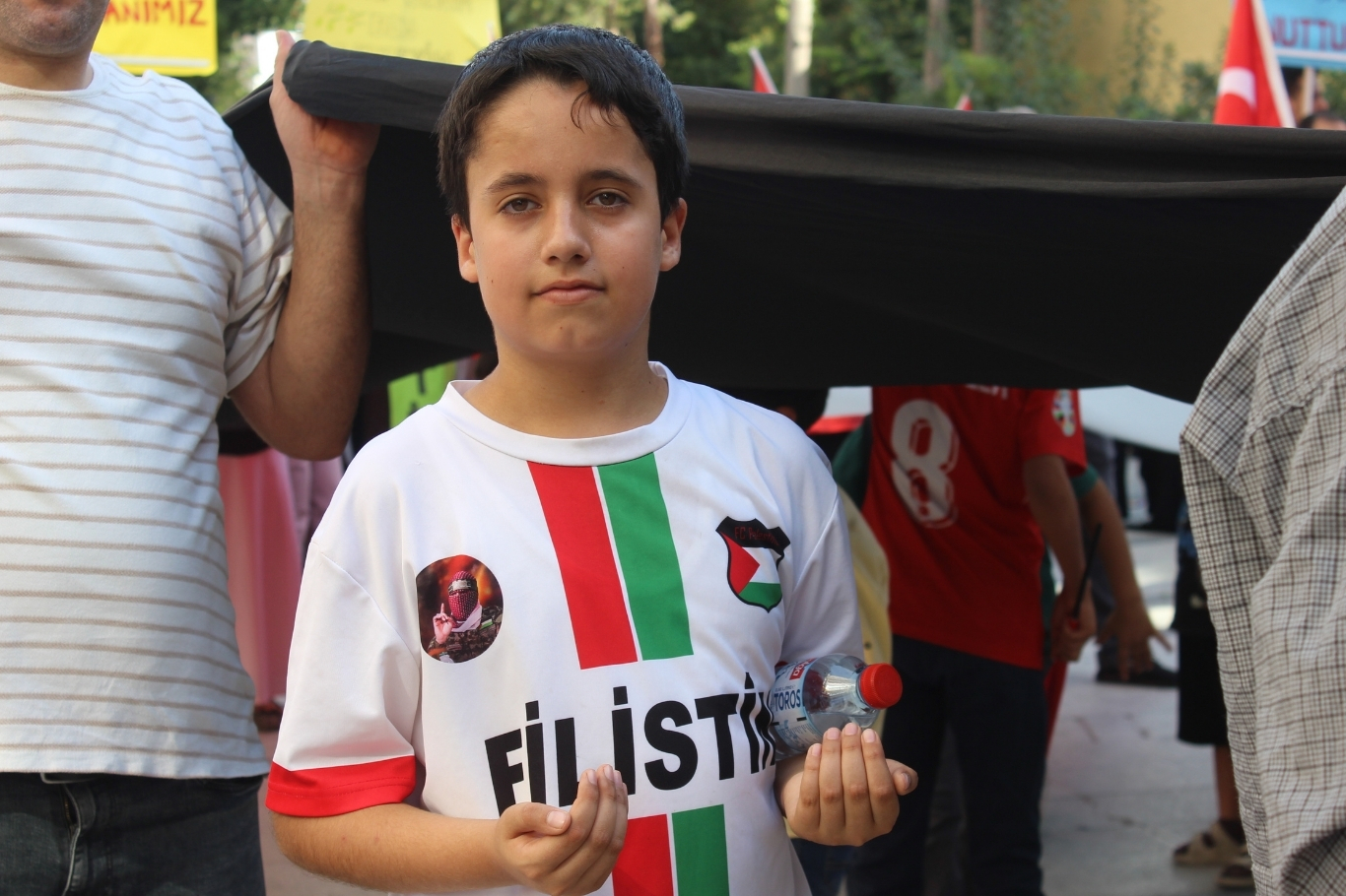 Tarsus'ta Filistin'e destek yürüyüşü düzenlendi