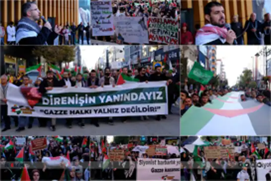 Thousands march in Van to mark third anniversary of Operation Al-Aqsa Flood