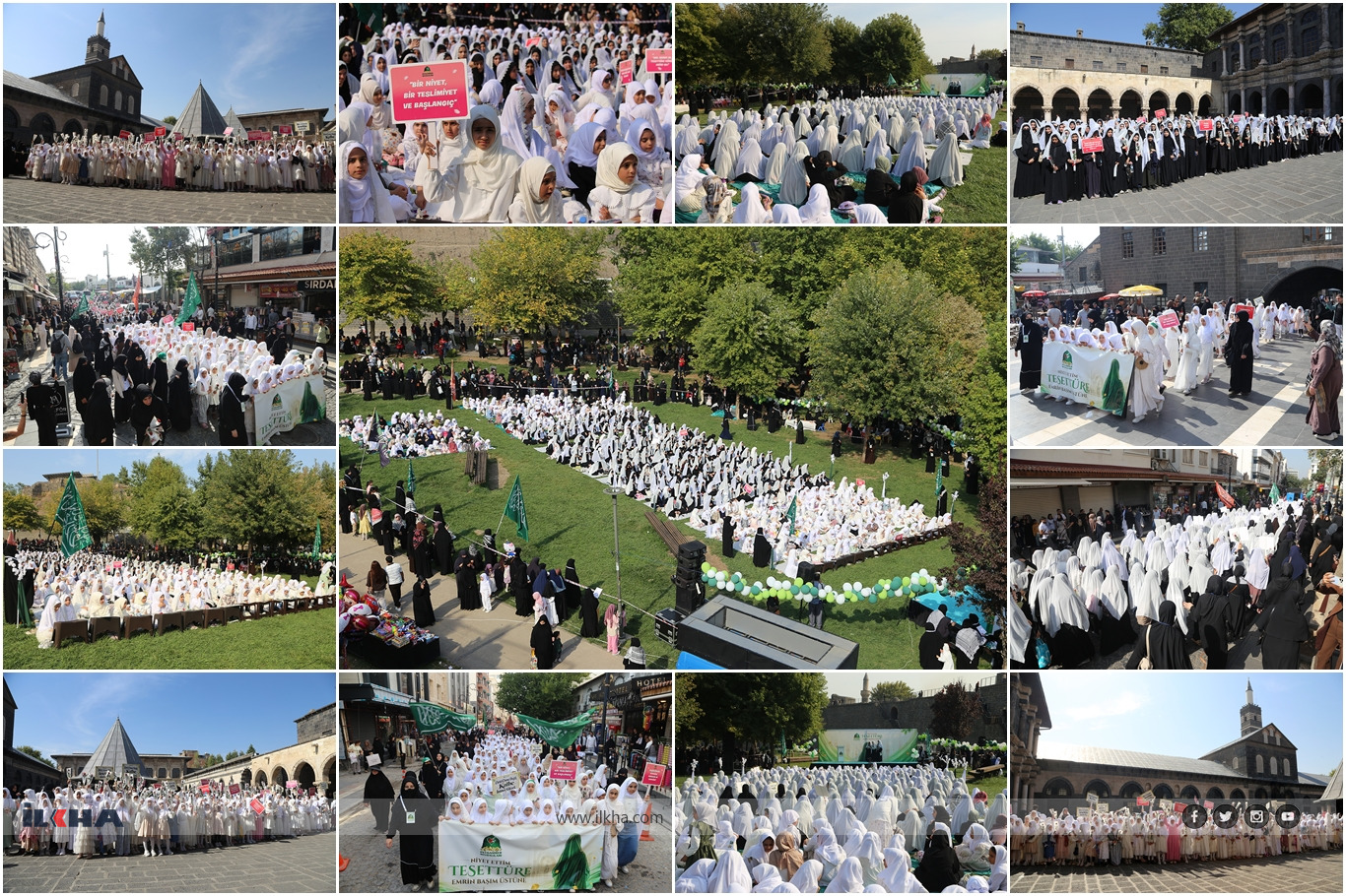 Hundreds of girls attend hijab ceremony organized by Prophet Lovers in Diyarbakır