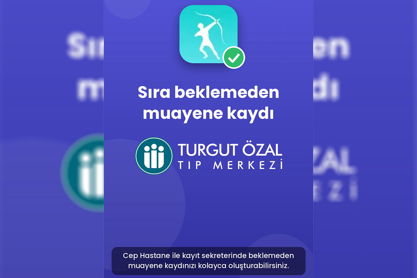 Turgut Özal Tıp Merkezi'nde "Ben Geldim" uygulaması ve robotik cerrahi adımları