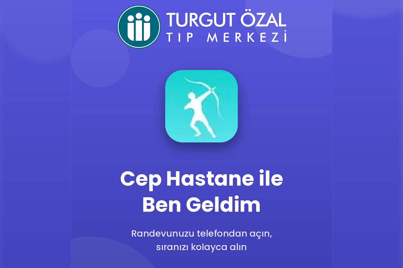 Turgut Özal Tıp Merkezi'nde "Ben Geldim" uygulaması ve robotik cerrahi adımları