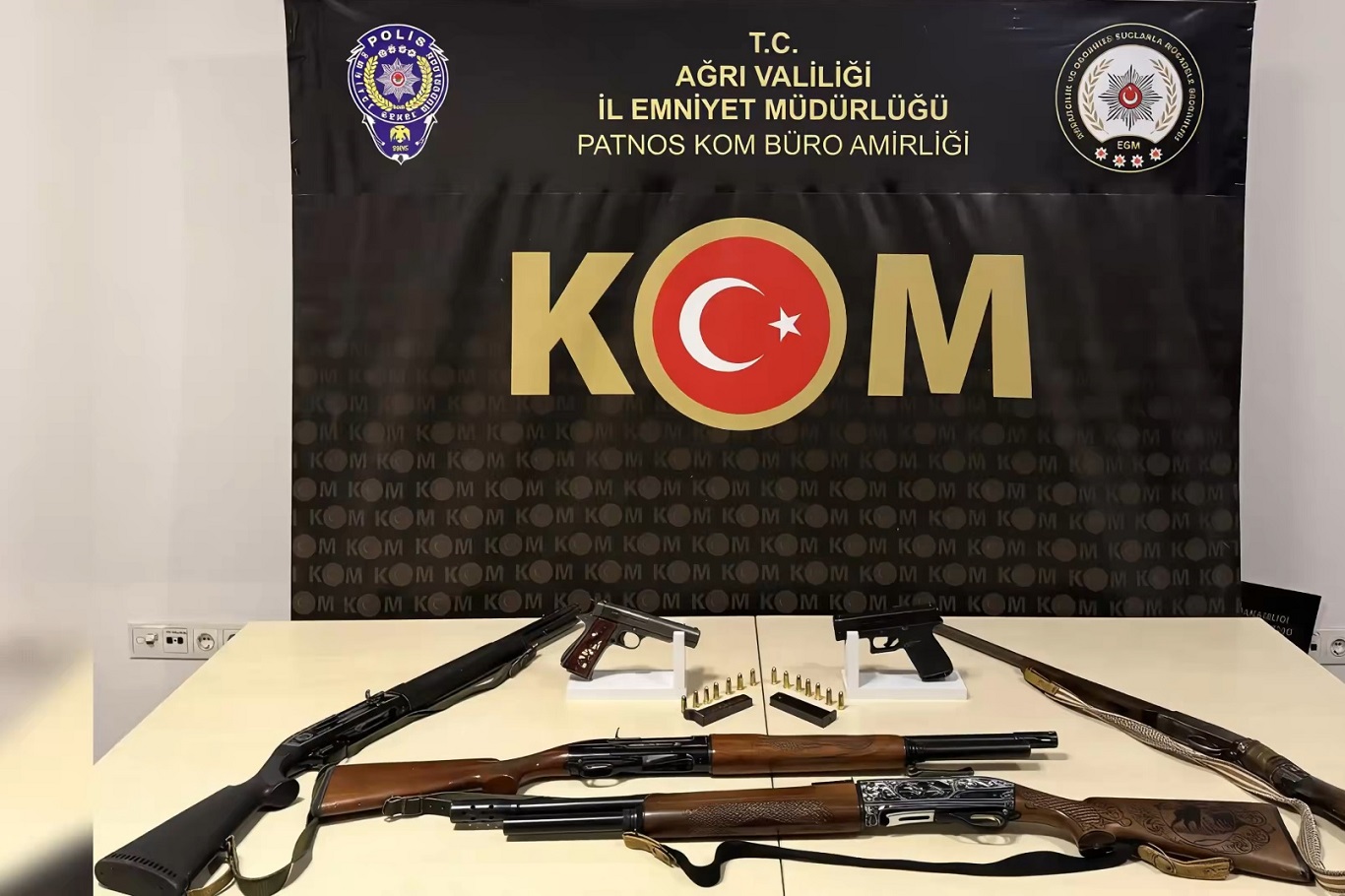 Ağrı KOM ekipleri tarafından son 1 ayda 20 şüpheliye adli işlem başlatıldı