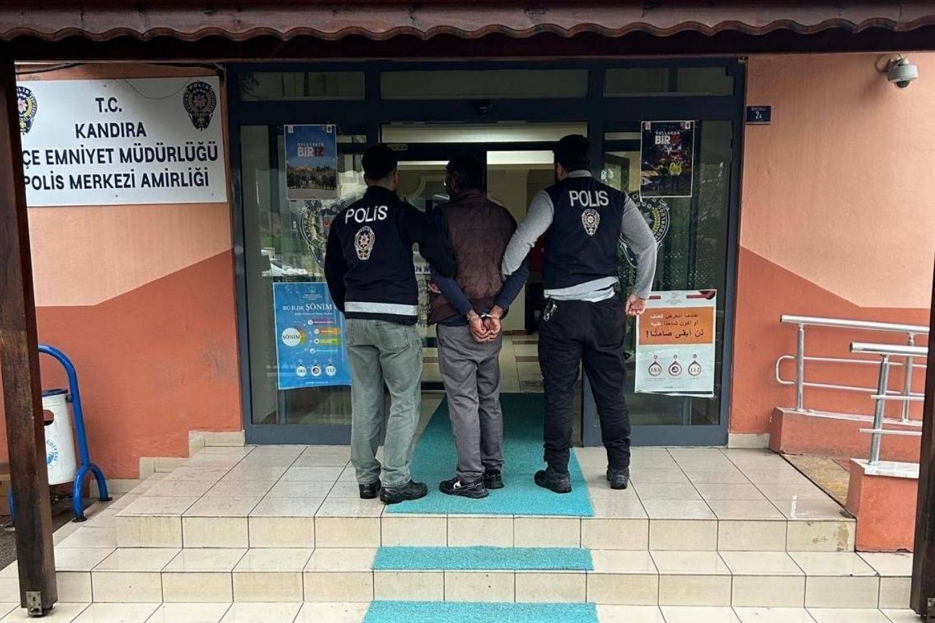 Kocaeli'de 25 yıl gün hapis cezası bulunan hükümlü yakalandı