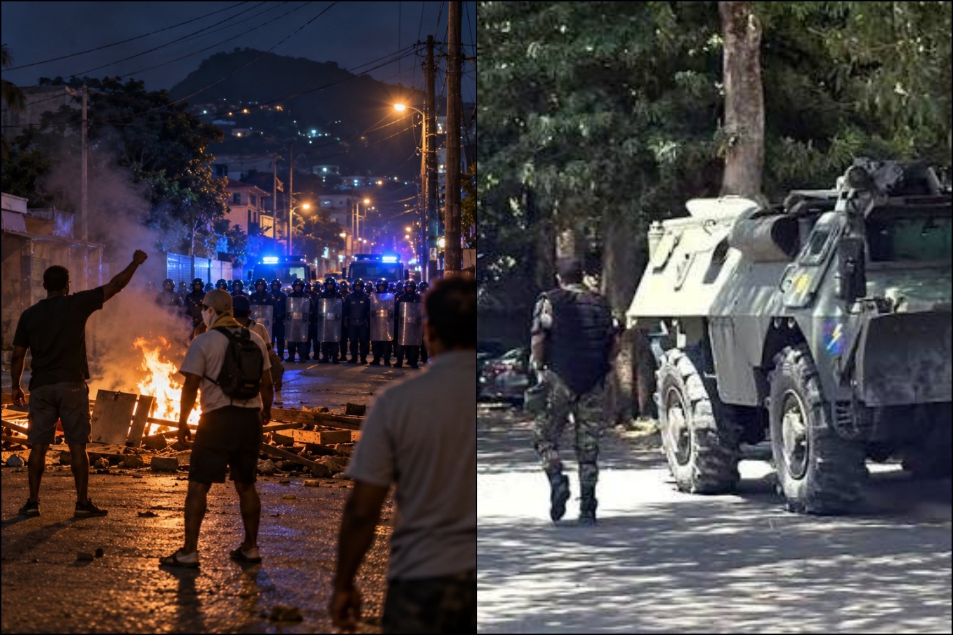 Mauritius extends curfew after protests over water shortages and rising costs