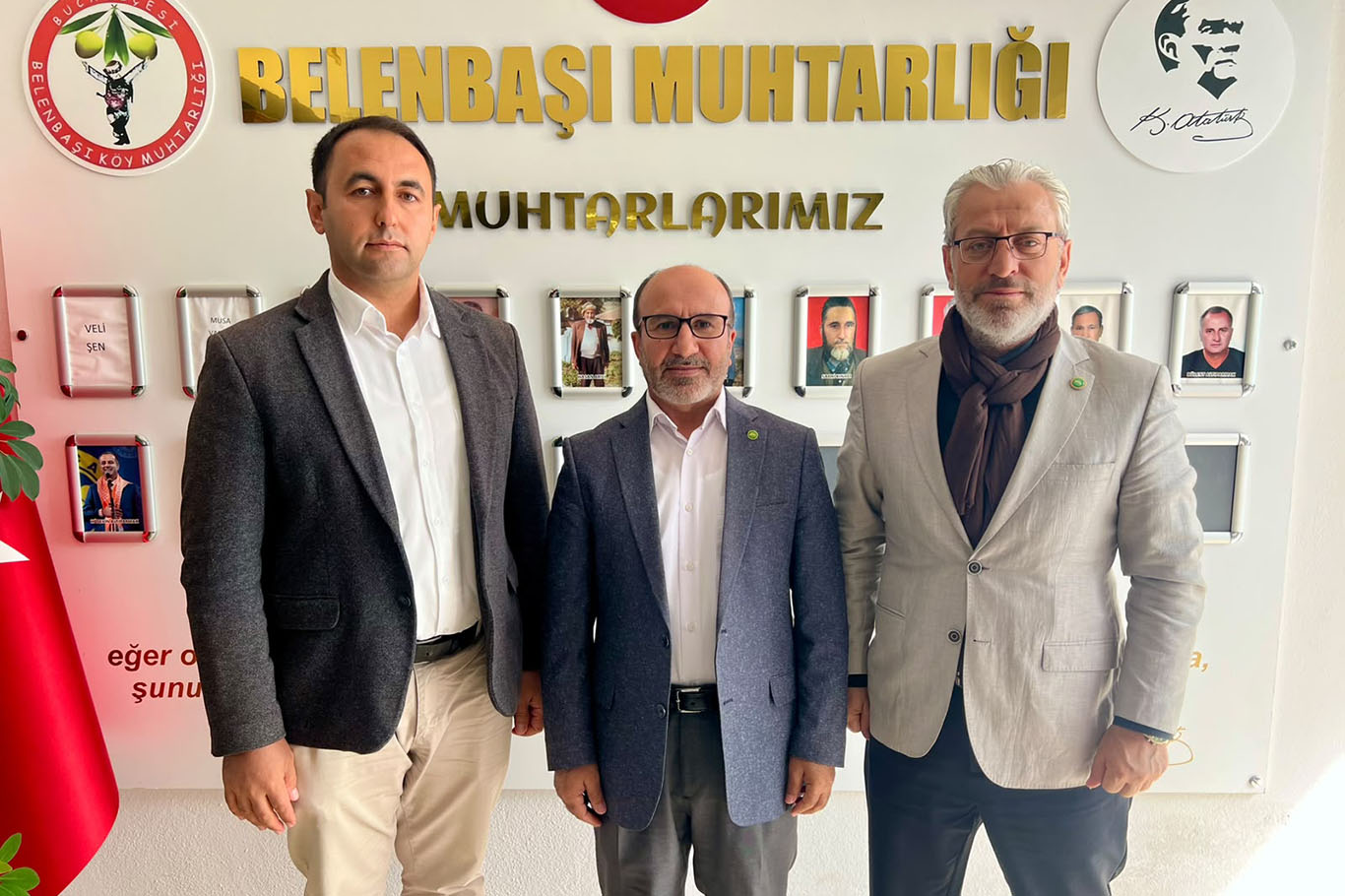 HÜDA PAR İzmir İl Yönetiminden Buca’daki muhtarlara ziyaret