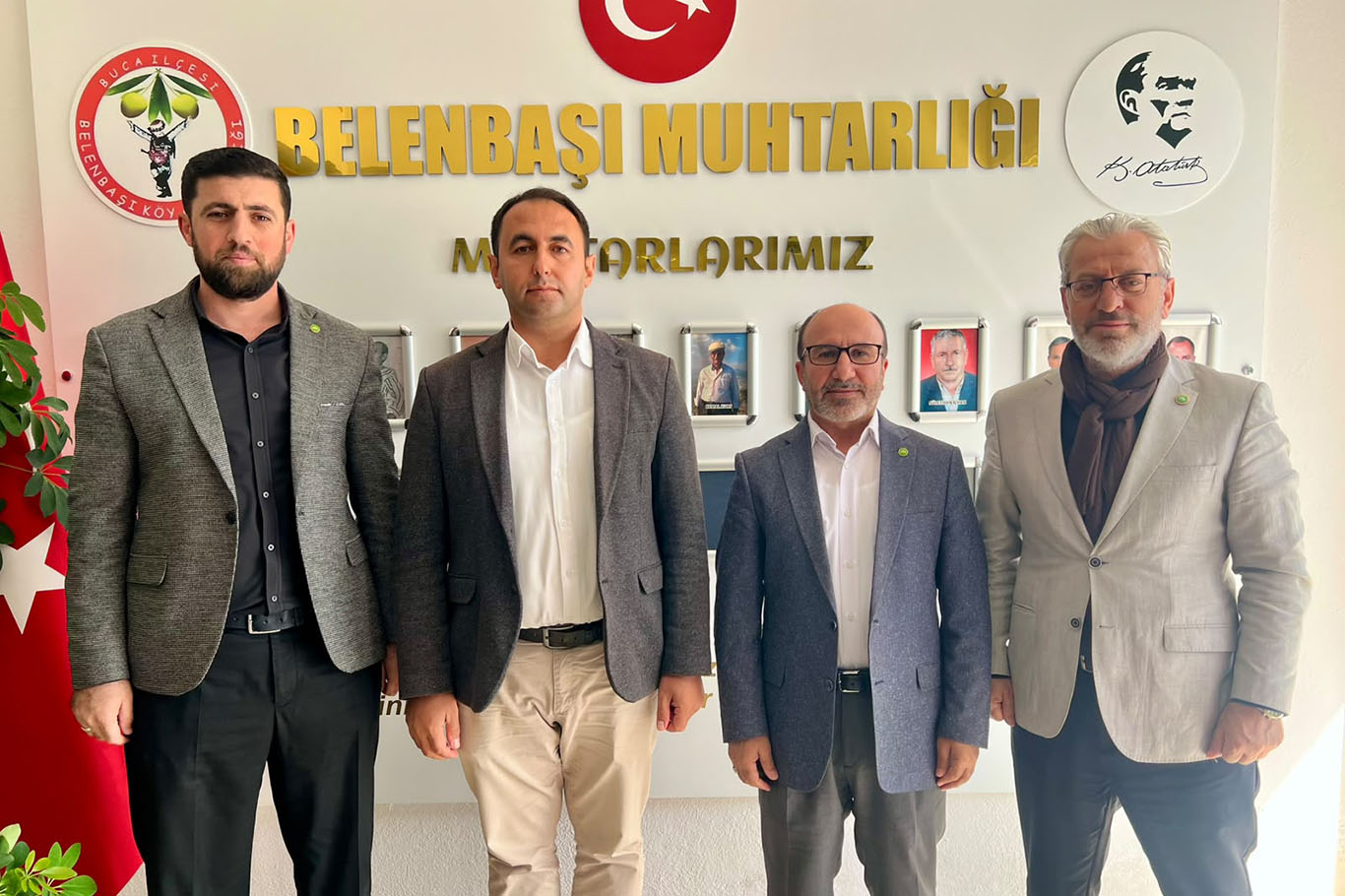 HÜDA PAR İzmir İl Yönetiminden Buca’daki muhtarlara ziyaret