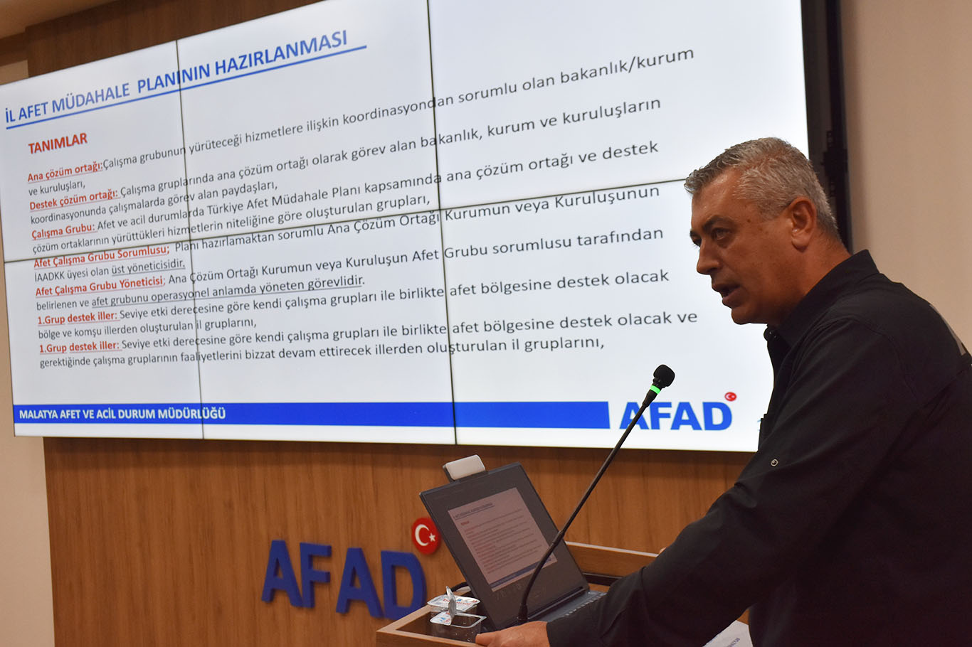 Malatya İl Afet ve Acil Durum Müdürü Serdal Türker