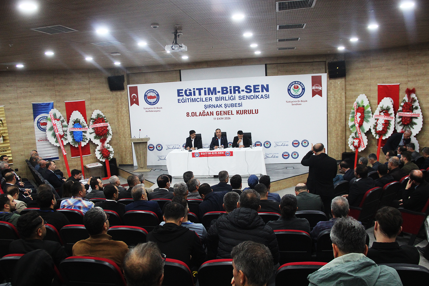 EĞİTİM-BİR-SEN ŞIRNAK’TA ABDULLAH ÇATI GÜVEN TAZELEDİ
