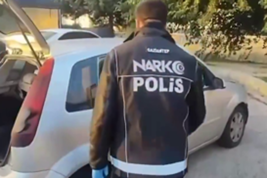 Gaziantep'te uyuşturucu operasyonu: 2 gözaltı