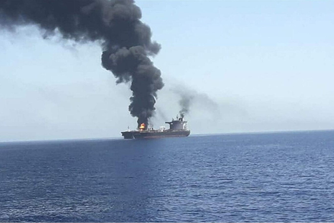 IRGC Navy: Oil tanker strikes naval mine in Strait of Hormuz