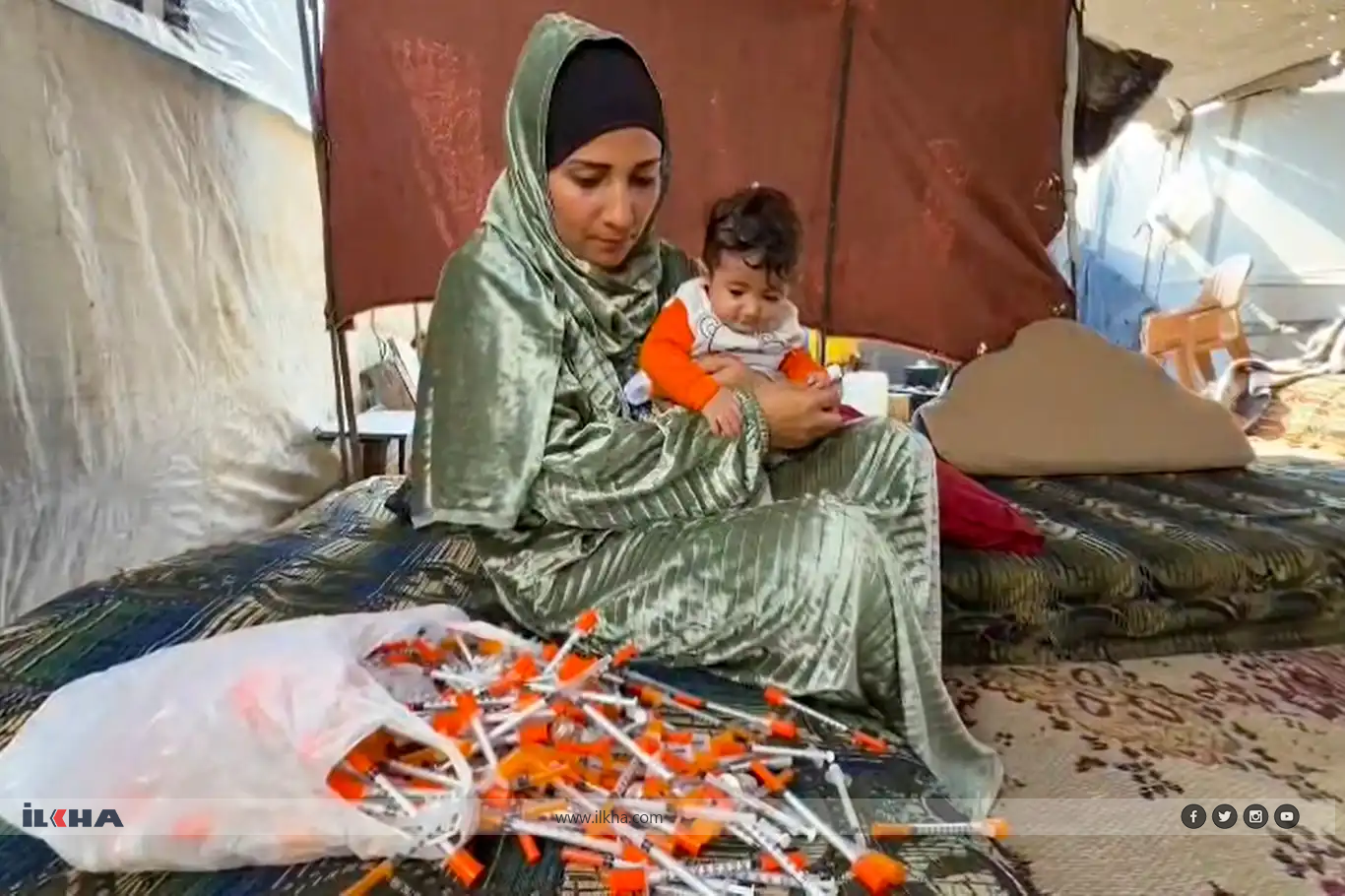 Weqfa Êtîman li Xezzeyê ji bo pitikan kampanyaya mamayê da destpêkirin