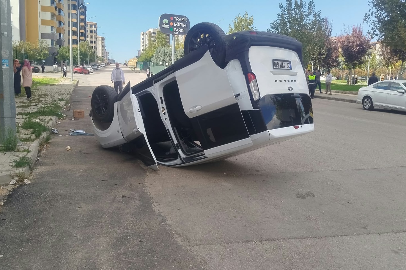 Gaziantep'te iki araç çarpıştı: 1 yaralı