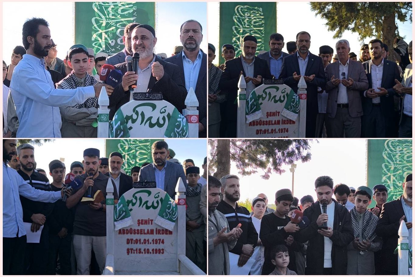 Şehîd Abdusselam Îrdem li ser gora xwe hat bîranîn