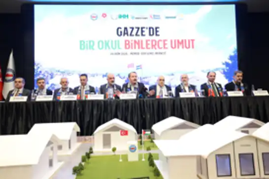 “Gazze’de Bir Okul Binlerce Umut”  projesinin tanıtımı gerçekleştirildi