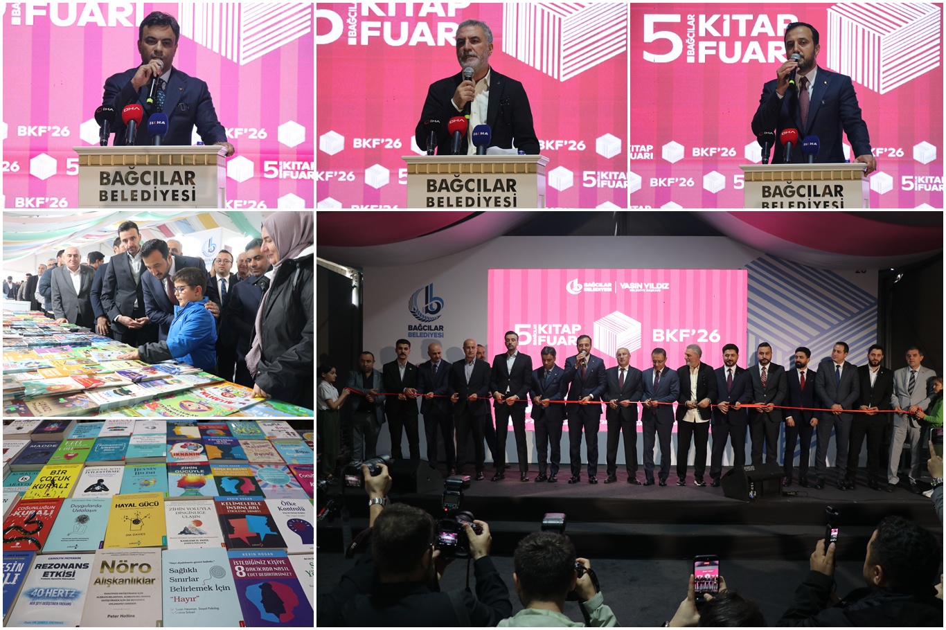 5'inci Bağcılar Kitap Fuarı açıldı