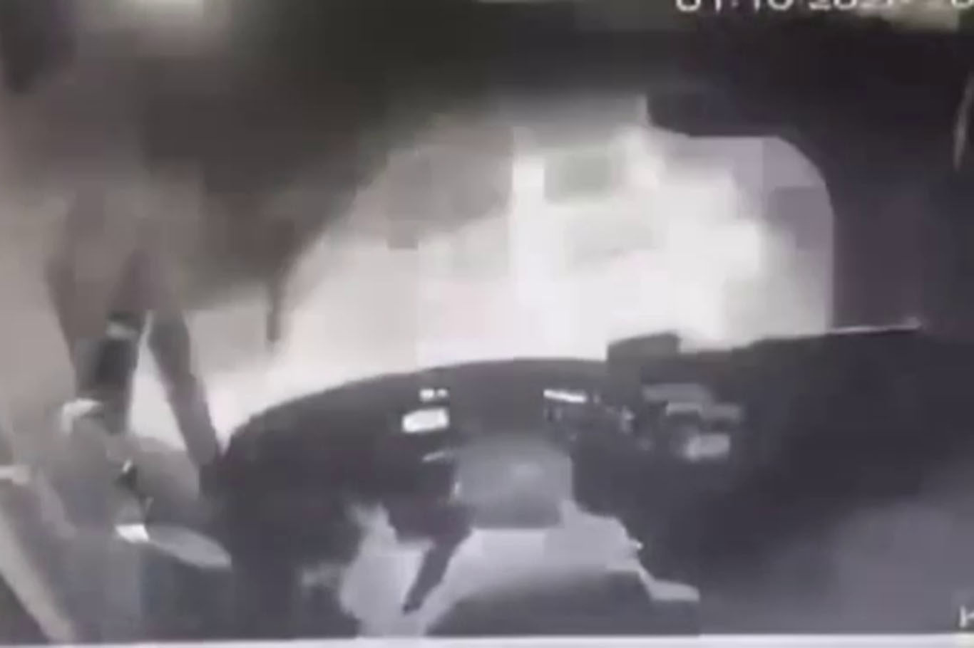 Malatya'da 2 kişinin öldüğü kaza anı otobüs kamerasında