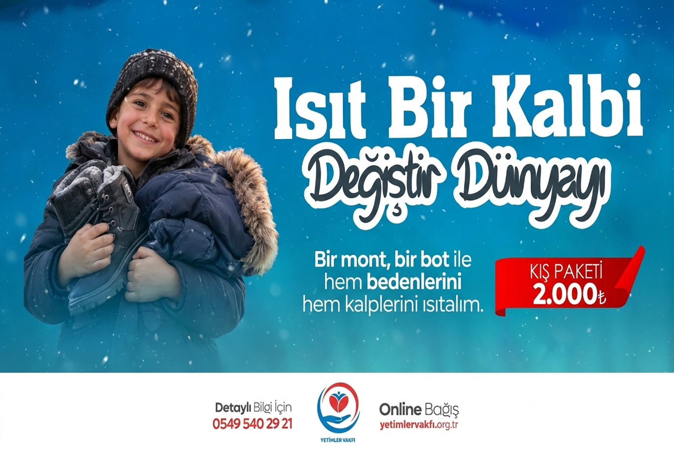Yetim çocukların kışını ısıtacak yardım kampanyası başladı