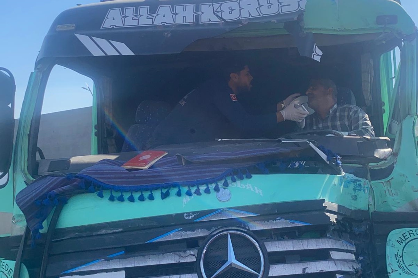Batman'da otogar kavşağında tır kazası: Bir yaralı