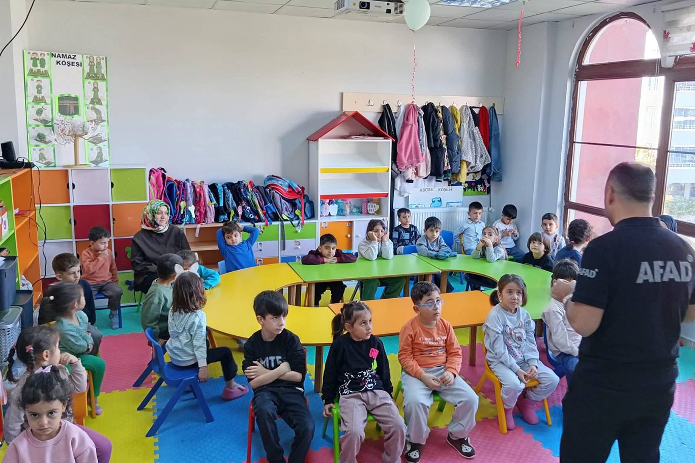 Malatya'da 4-6 yaş Kur'an kurslarında deprem farkındalık eğitimi